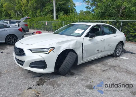 2022 Acura Tlx Standard z USA, uszkodzony, nr VIN 19UUB5F30NA002098